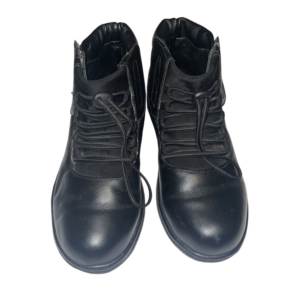 SureFit Boots Men's Black Size 7 Leather Comfort Lace-Up‎ Work Boots